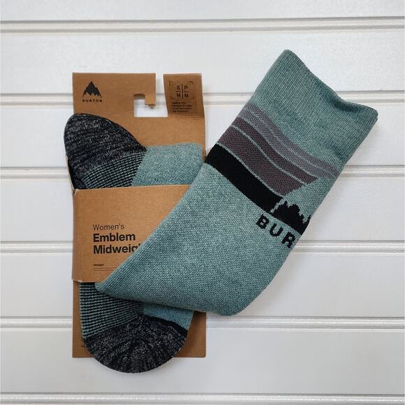 NWT Burton Women's Emblem Midweight Socks-S/M (4-6.5) - Picture 2 of 6